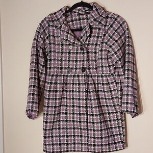 George baby doll houndstooth peacock sz. M
